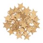 RICO DESIGN Confettis étoiles en bois dorés