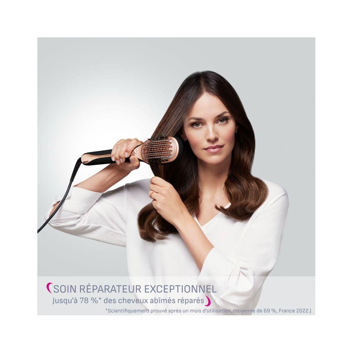 CALOR Brosse réparatrice et soin du cheveu CF9940C0 Hair therapist