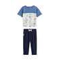 Voir la diapositive 1 : Petit Béguin Ensemble enfant t-shirt et pantalon en gaze de coton Mexico