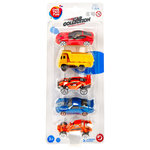 One Two Fun Pack 5 véhicules métal 7,5 cm