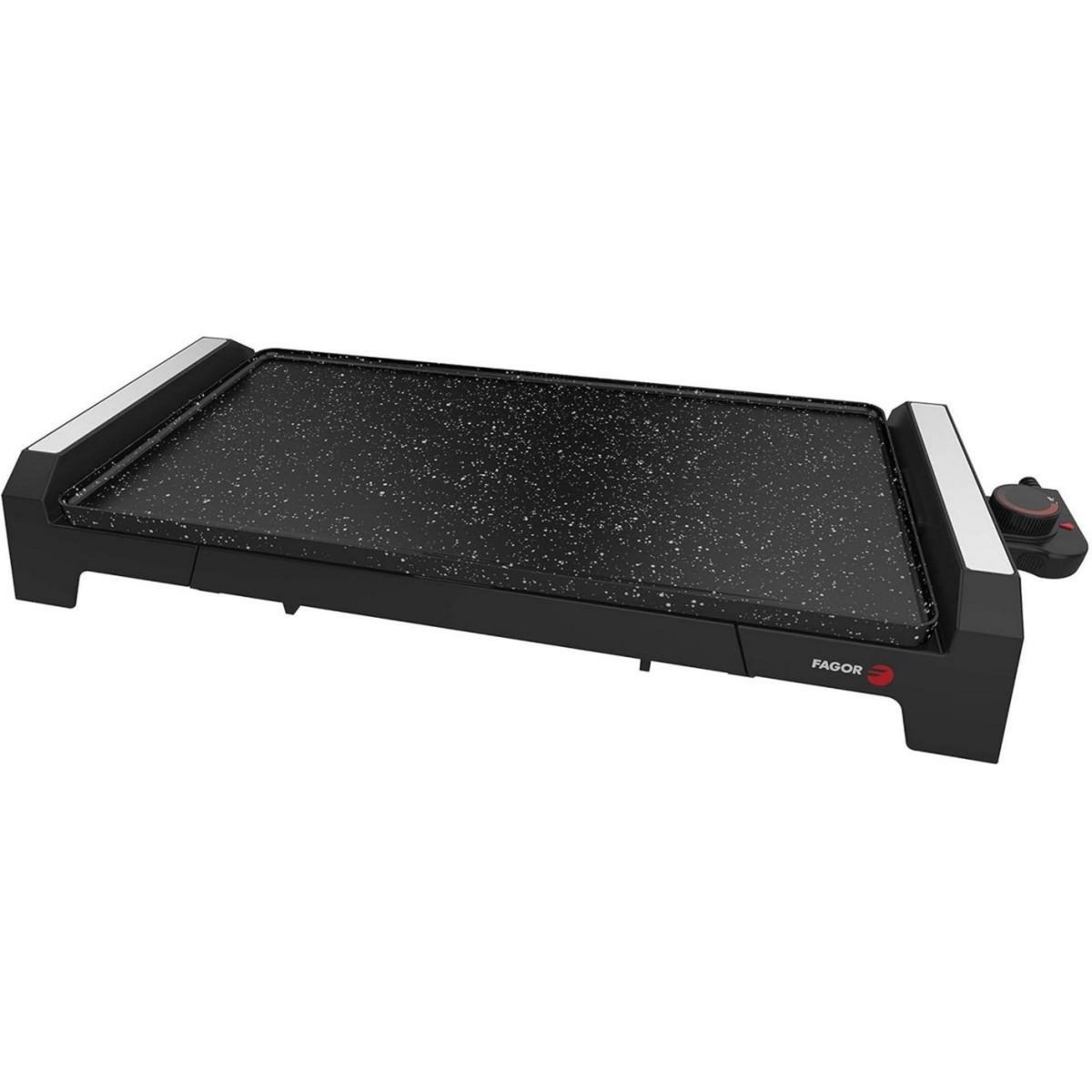 Fagor Plancha 2200W Revêtement anti-adhésif Effet pierre noire FAGOR