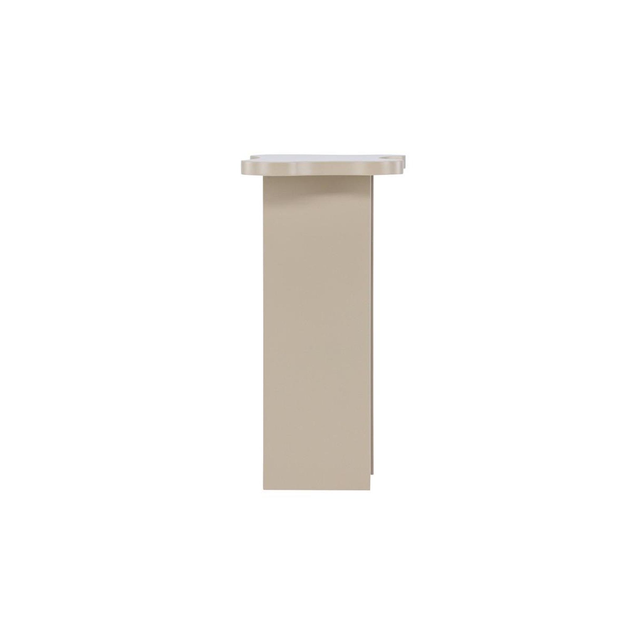 Voir la diapositive 2 : Paris Prix Table d'Appoint Design  Molde  62cm Beige