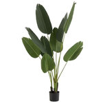 Paris Prix Plante Artificielle en Pot  Strelitzia  165cm Vert