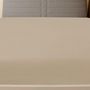 Voir la diapositive 2 : VIDAXL Drap-housse Jersey Taupe 100x200 cm Coton