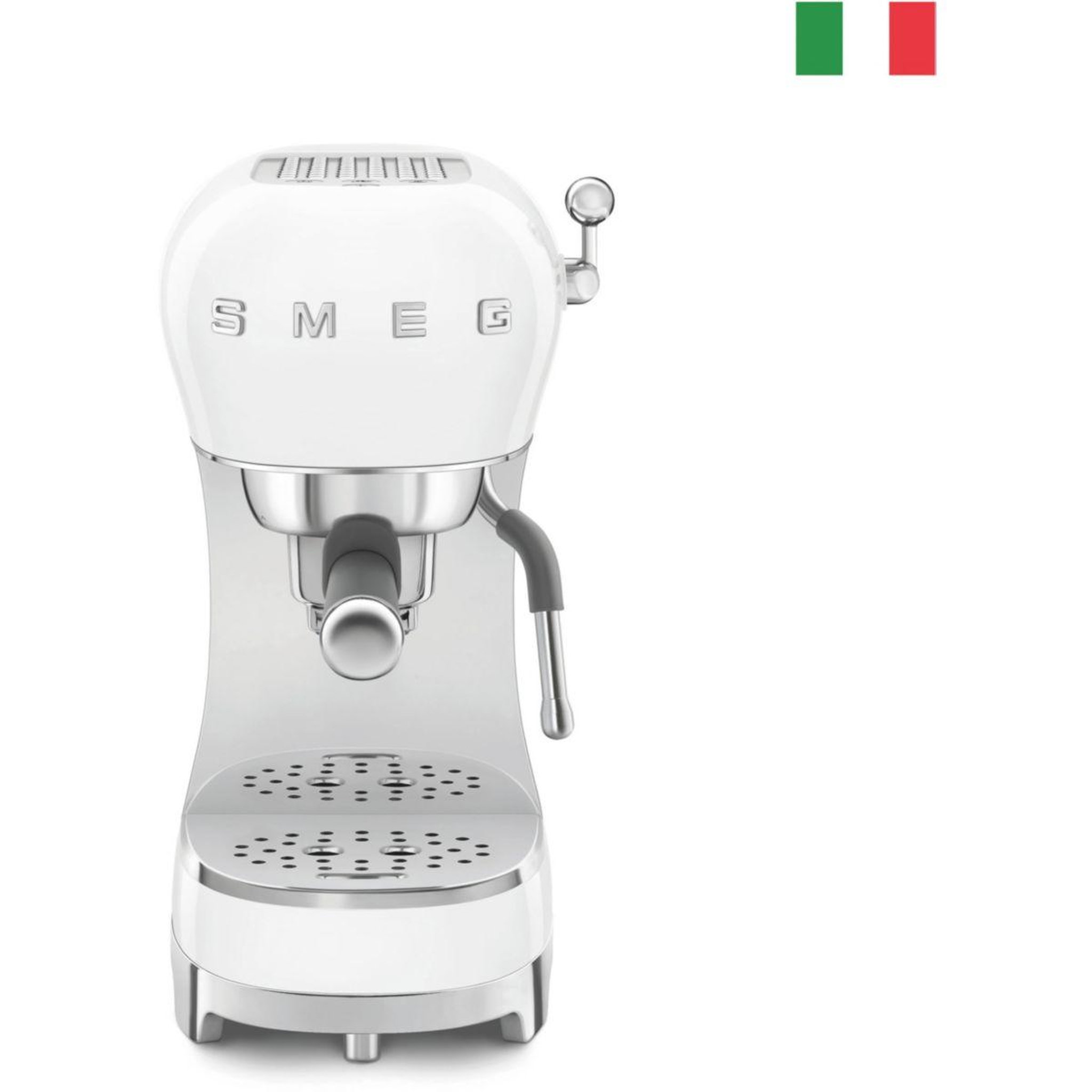 Voir la diapositive 1 : SMEG Machine à expresso ECF02WHEU