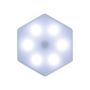 Voir la diapositive 4 : Paris Prix Lot de 6 Lampes Murales  Tactiles  8cm Blanc