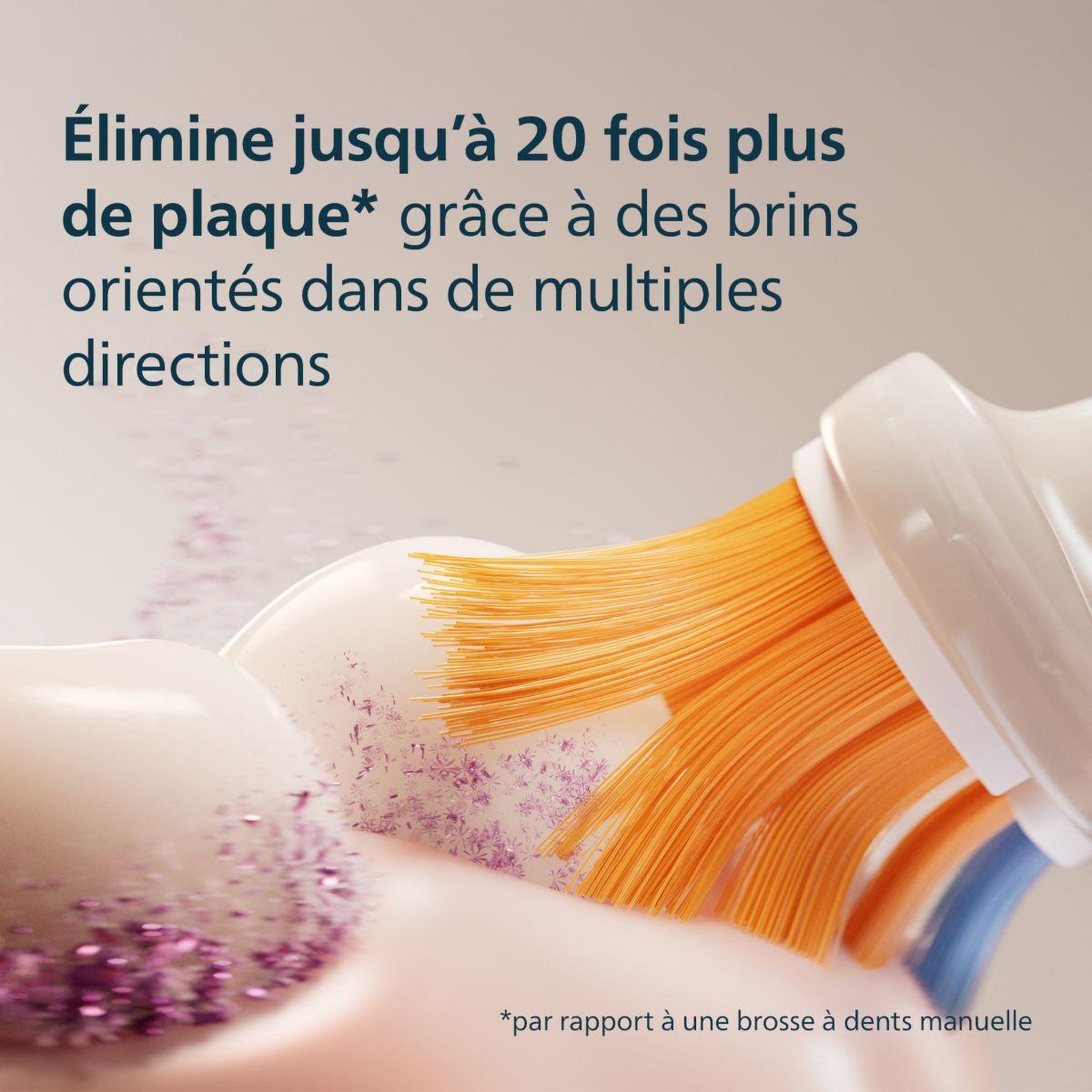 Voir la diapositive 3 : Philips Brossette dentaire sonicare lot de 2 - hx9092/87 white premium all-in-one a3