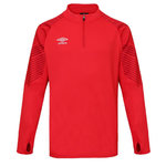 UMBRO Sweat de Sport  Homme Umbro Leag 1/2. Coloris disponibles : Rouge