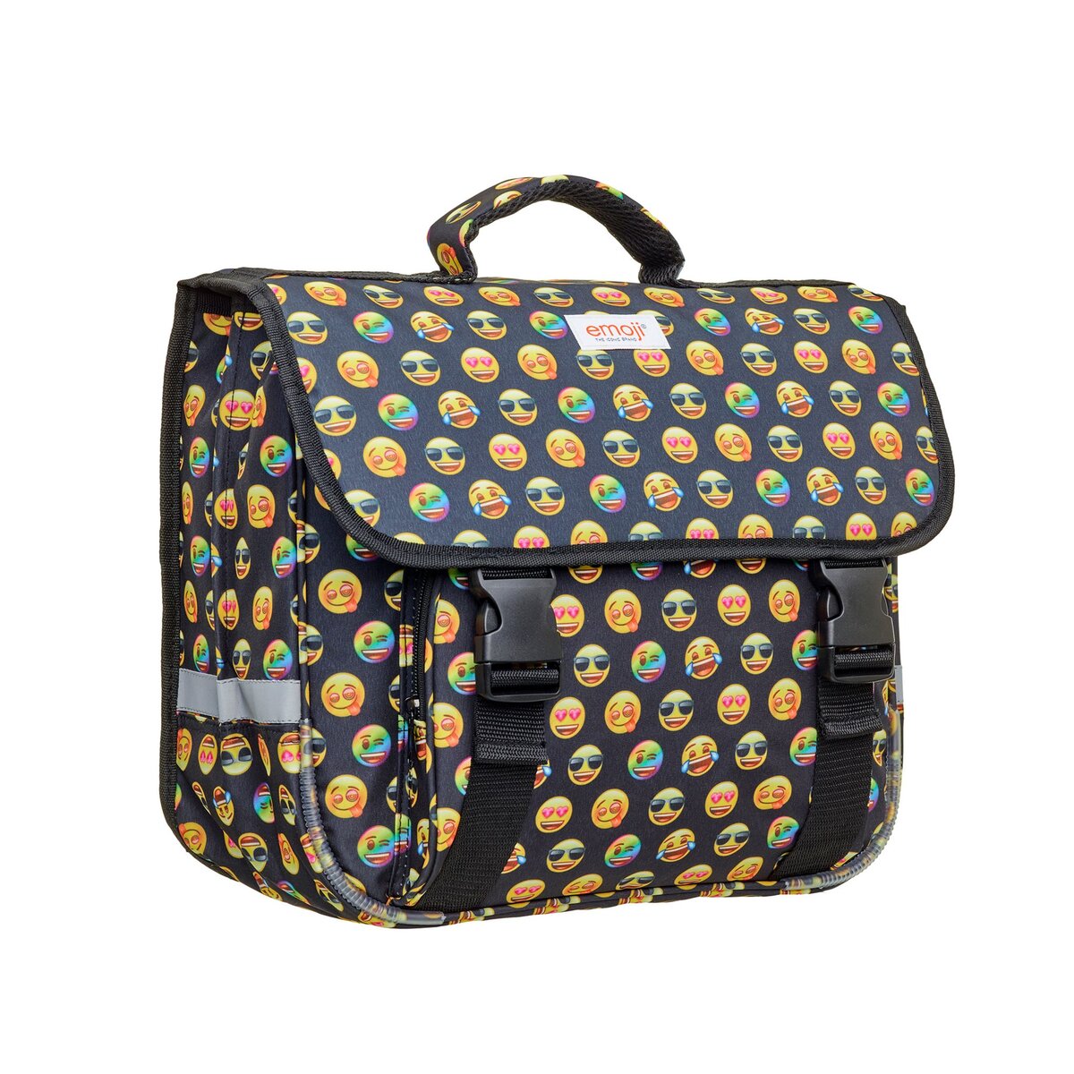 Cartable 38 cm multicolore EMOJI pas cher Auchan