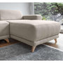 Voir la diapositive 4 : BEST MOBILIER Bella - canapé d'angle réversible convertible - avec coffre - 4 places - tissu