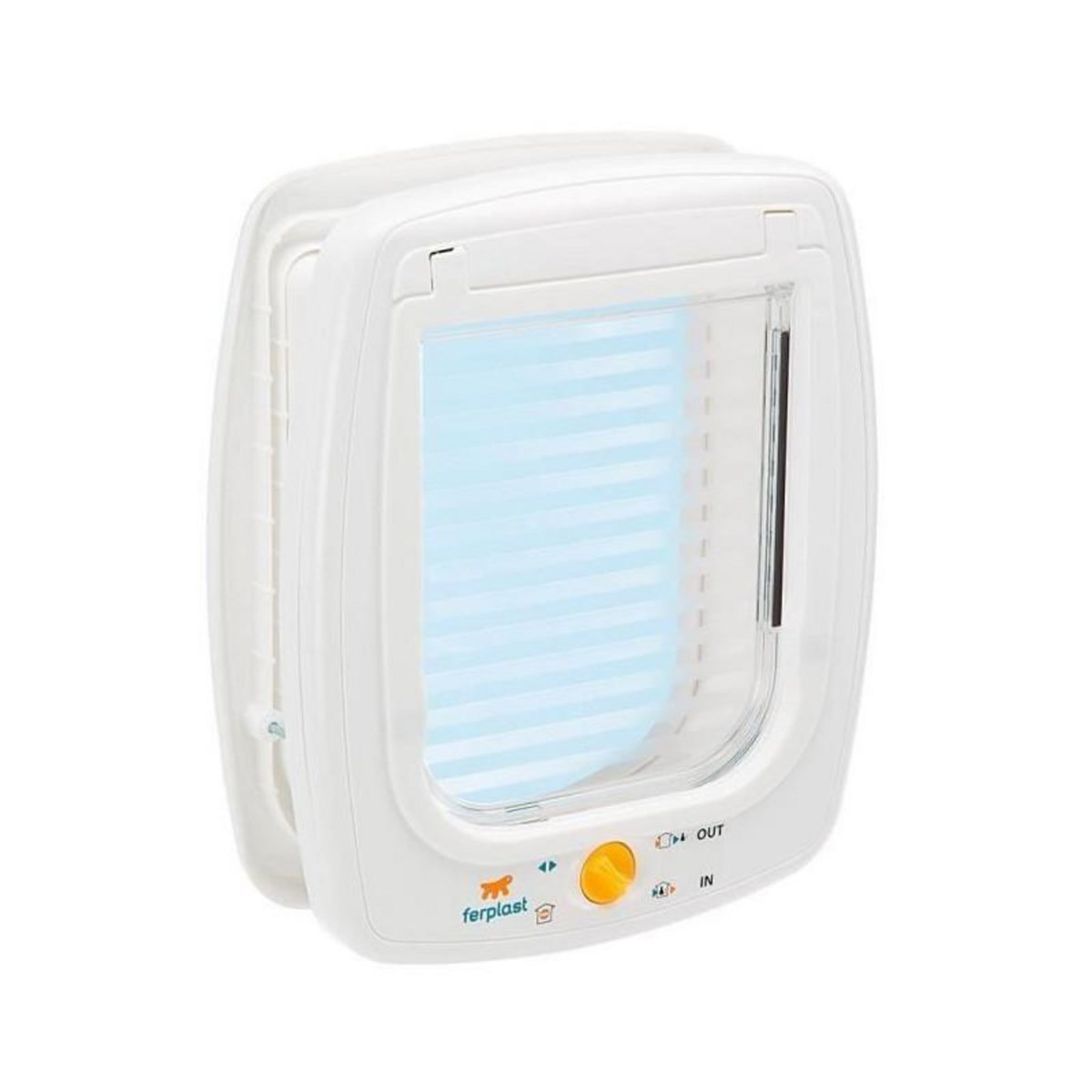 Ferplast FERPLAST Chatiere plastique Swing - 26,2 x 10,2 x 31,2 cm - Blanc - Pour grand chat et petit chien