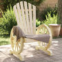 Voir la diapositive 1 : VIDAXL Chaises de jardin Adirondack lot de 4 bois de sapin massif