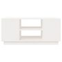 Voir la diapositive 5 : VIDAXL Table basse Blanc 90x49x40,5 cm Bois massif de pin