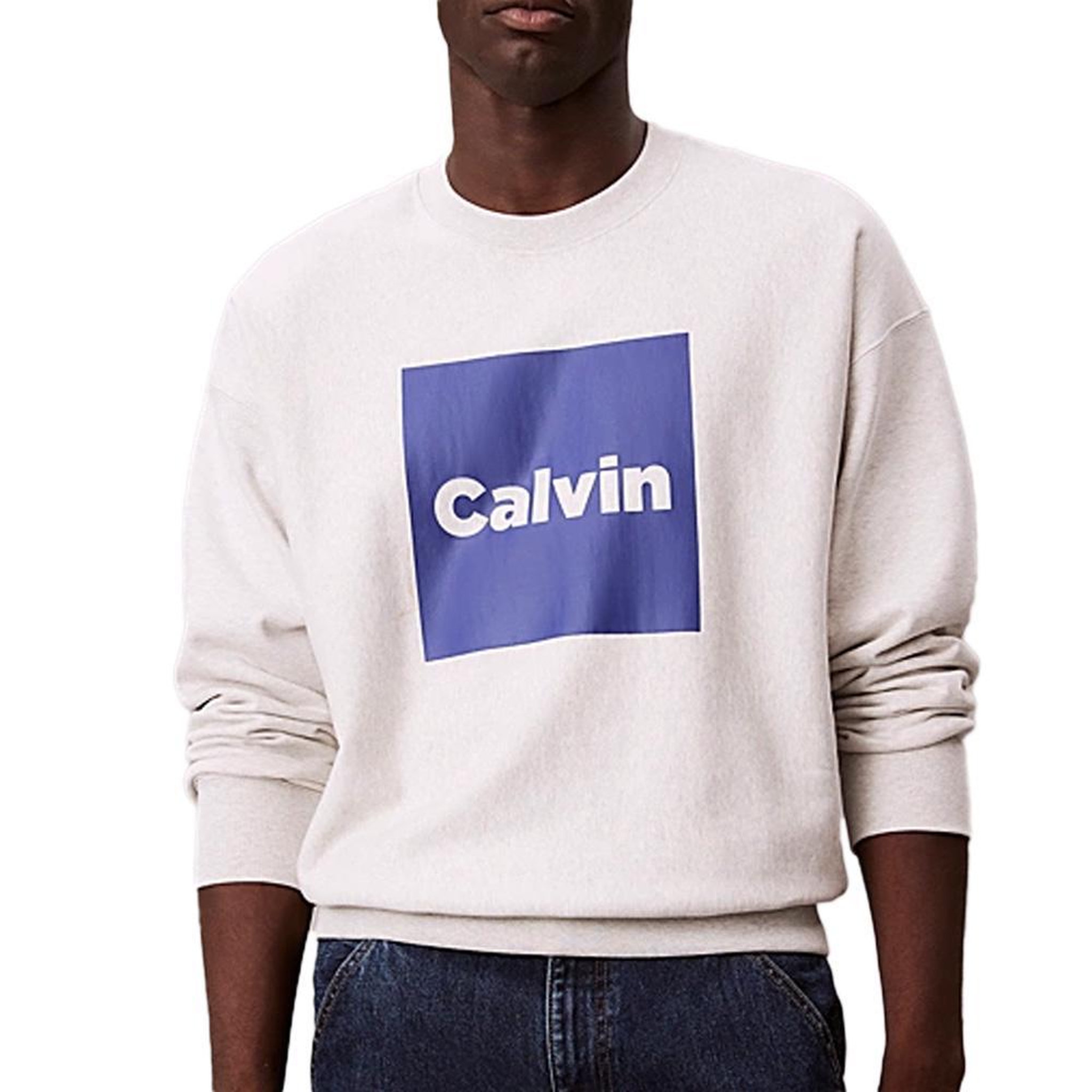 CALVIN KLEIN JEANS Sweat Gris/Bleu Homme Calvin Klein Jeans LV04RD216G. Coloris disponibles : Gris