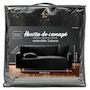 Voir la diapositive 3 : L3C Housse de canapé extensible en polyester coloris noir