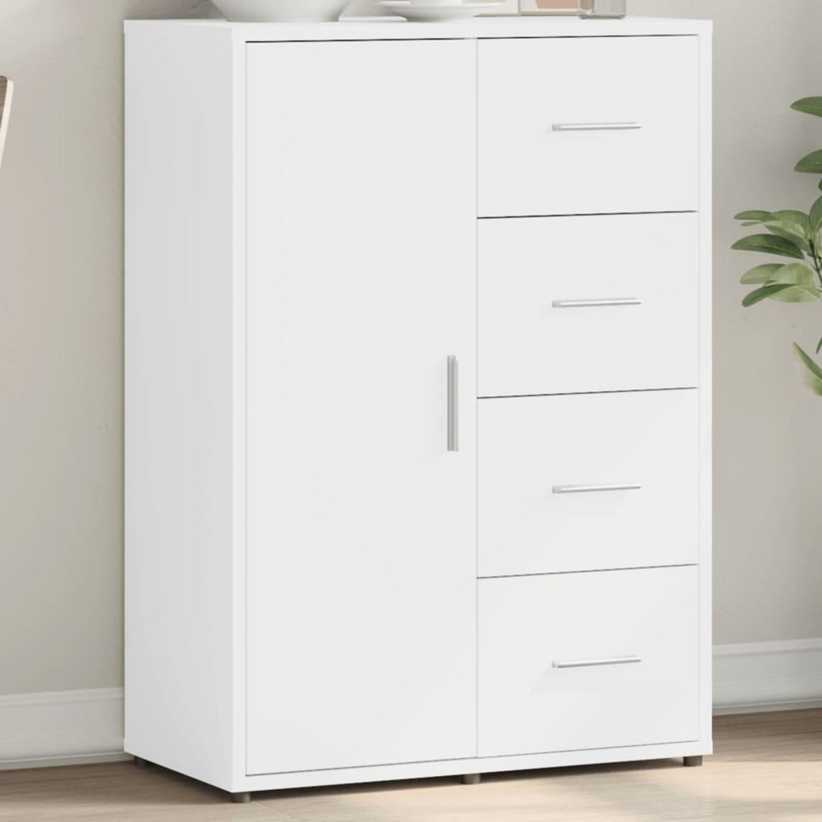 VIDAXL Buffet blanc 60x31x84 cm bois d'ingenierie