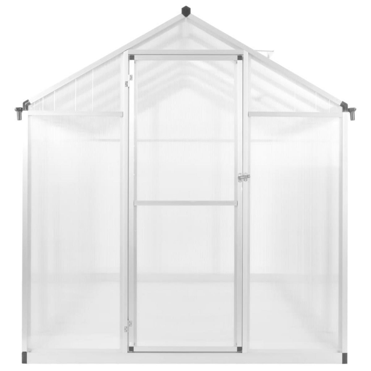 VIDAXL Serre Aluminium 362x190x195 cm 13,41 m³