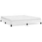 VIDAXL Cadre de lit sans matelas blanc 180x200 cm similicuir