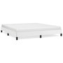 Voir la diapositive 1 : VIDAXL Cadre de lit sans matelas blanc 180x200 cm similicuir