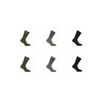 FILA Lot de 6 Paires de tennis homme en viscose de bambou FU5513. Coloris disponibles : Vert