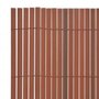 Voir la diapositive 5 : VIDAXL Cloture de jardin double face 110x400 cm Marron