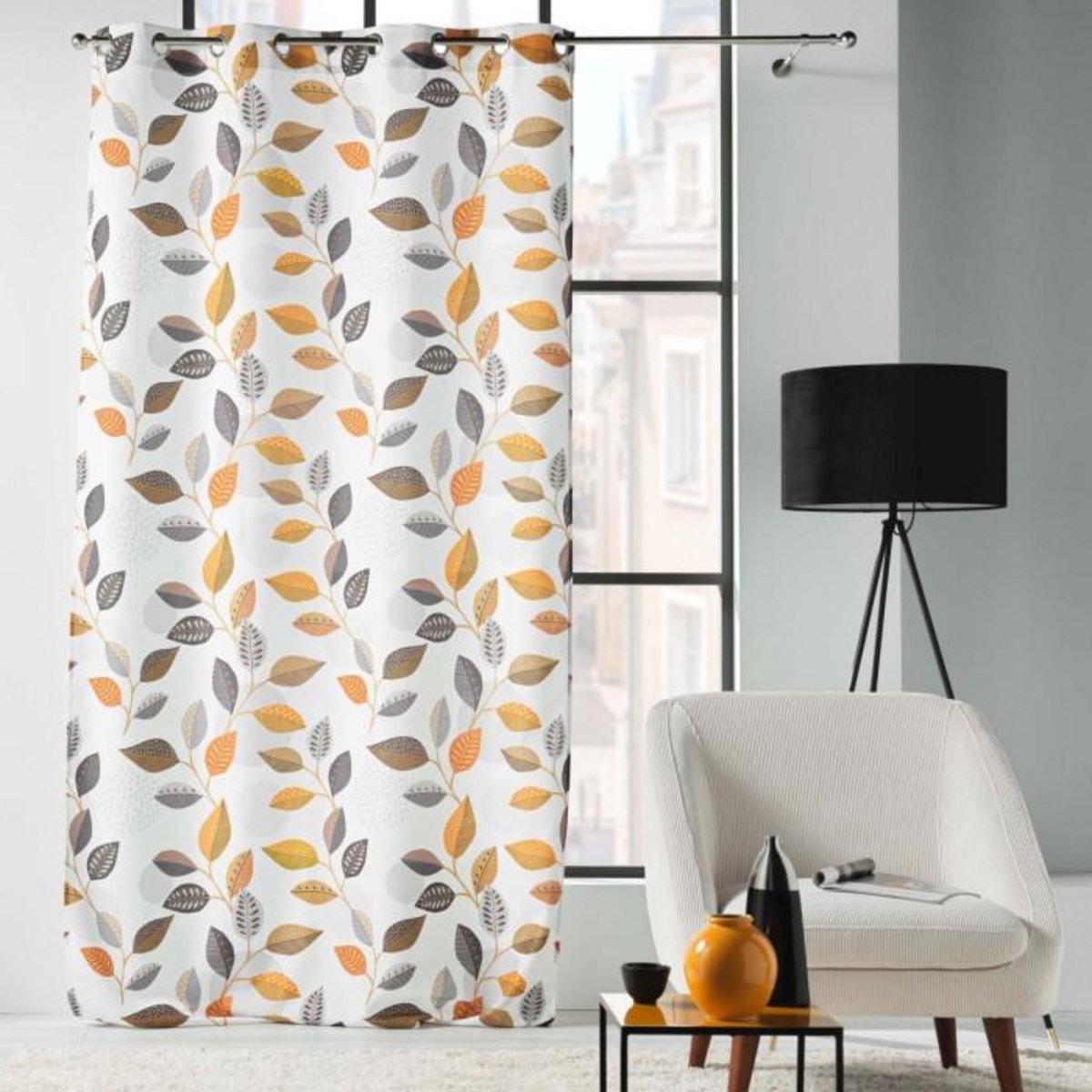 Paris Prix Rideau à Œillets Imprimé  Vahine  140x280cm Multicolore