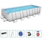 BESTWAY Bestway Piscine rectangulaire hors sol Power Steel 19281 L