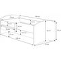 Voir la diapositive 2 : KOBI Lit enfant Ines + tiroir de rangement - 140x70 cm - - avec matelas