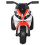 Voir la diapositive 4 : HOMCOM Porteur enfants moto de course effets musicaux et lumineux coffre rangement rouge blanc