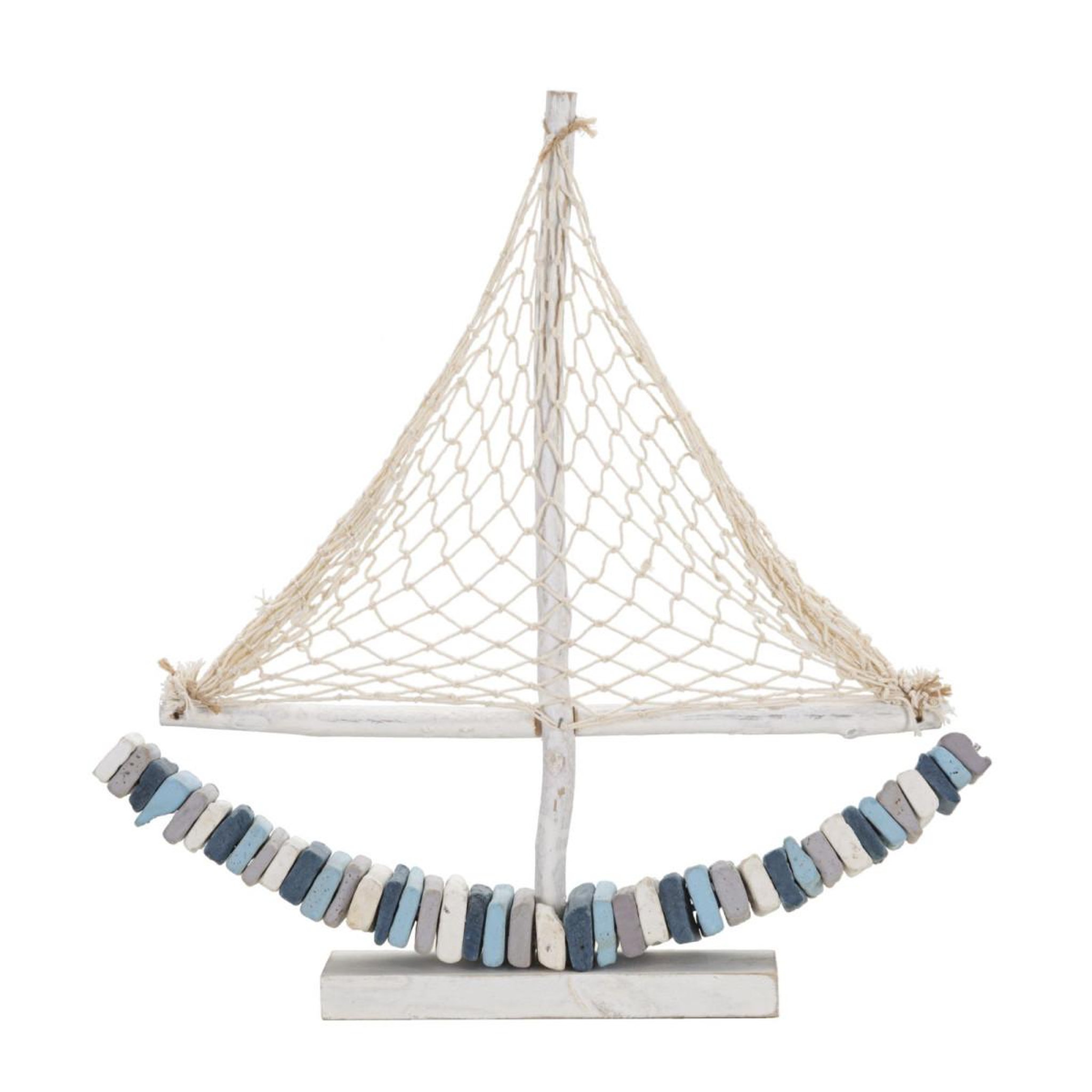 Paris Prix Bateau voilier déco en bois  tanoak  45cm multicolore