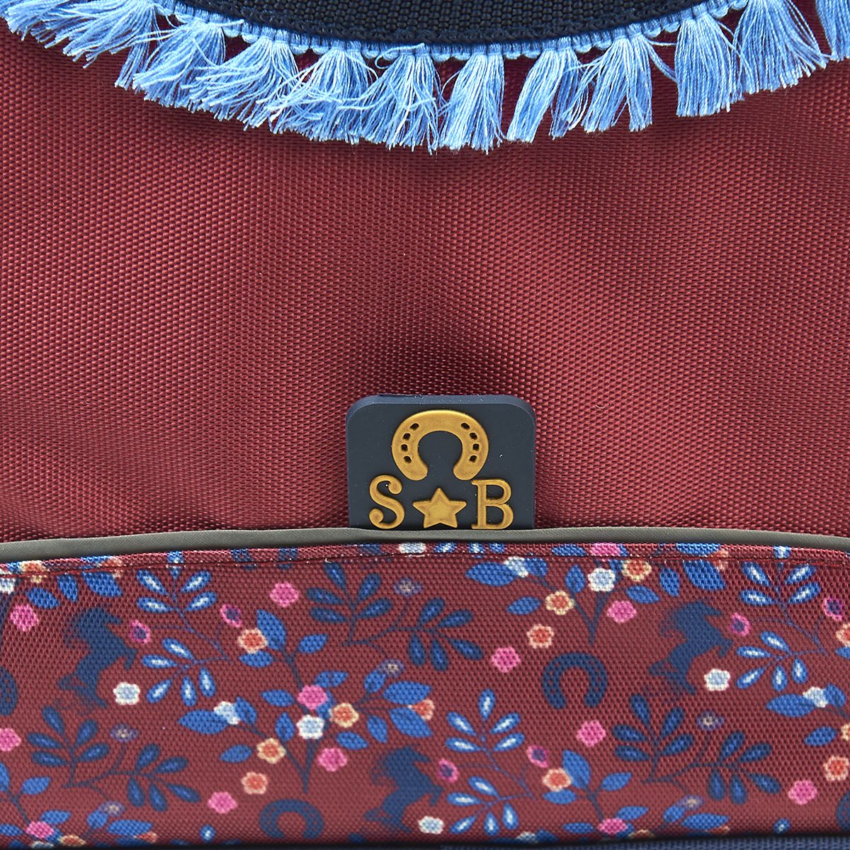 Stalla Bianca Sac à dos à roulettes rouge cheval