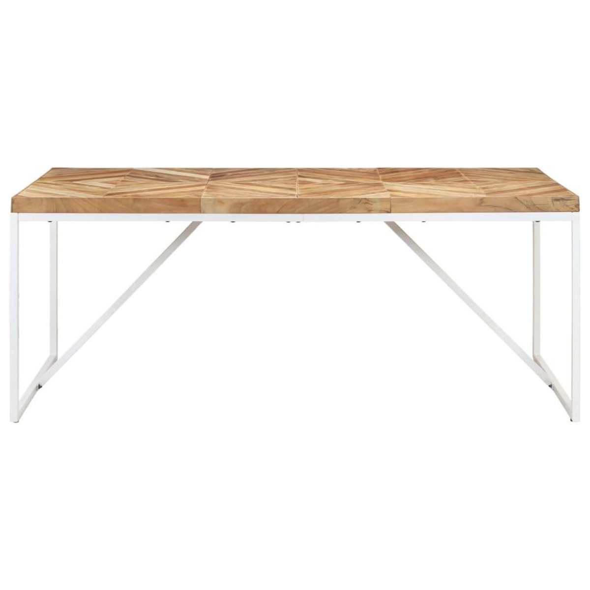 VIDAXL Table a manger 180x90x76 cm Bois massif d'acacia et de manguier