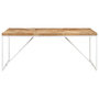 Voir la diapositive 2 : VIDAXL Table a manger 180x90x76 cm Bois massif d'acacia et de manguier