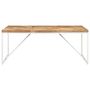 Voir la diapositive 2 : VIDAXL Table a manger 180x90x76 cm Bois massif d'acacia et de manguier