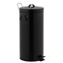 Voir la diapositive 1 : Kitchen move Poubelle à pédale 30l noir - 927250e black as