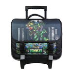Bagtrotter BAGTROTTER Cartable à roulettes 38 cm Tortues Ninja Noir