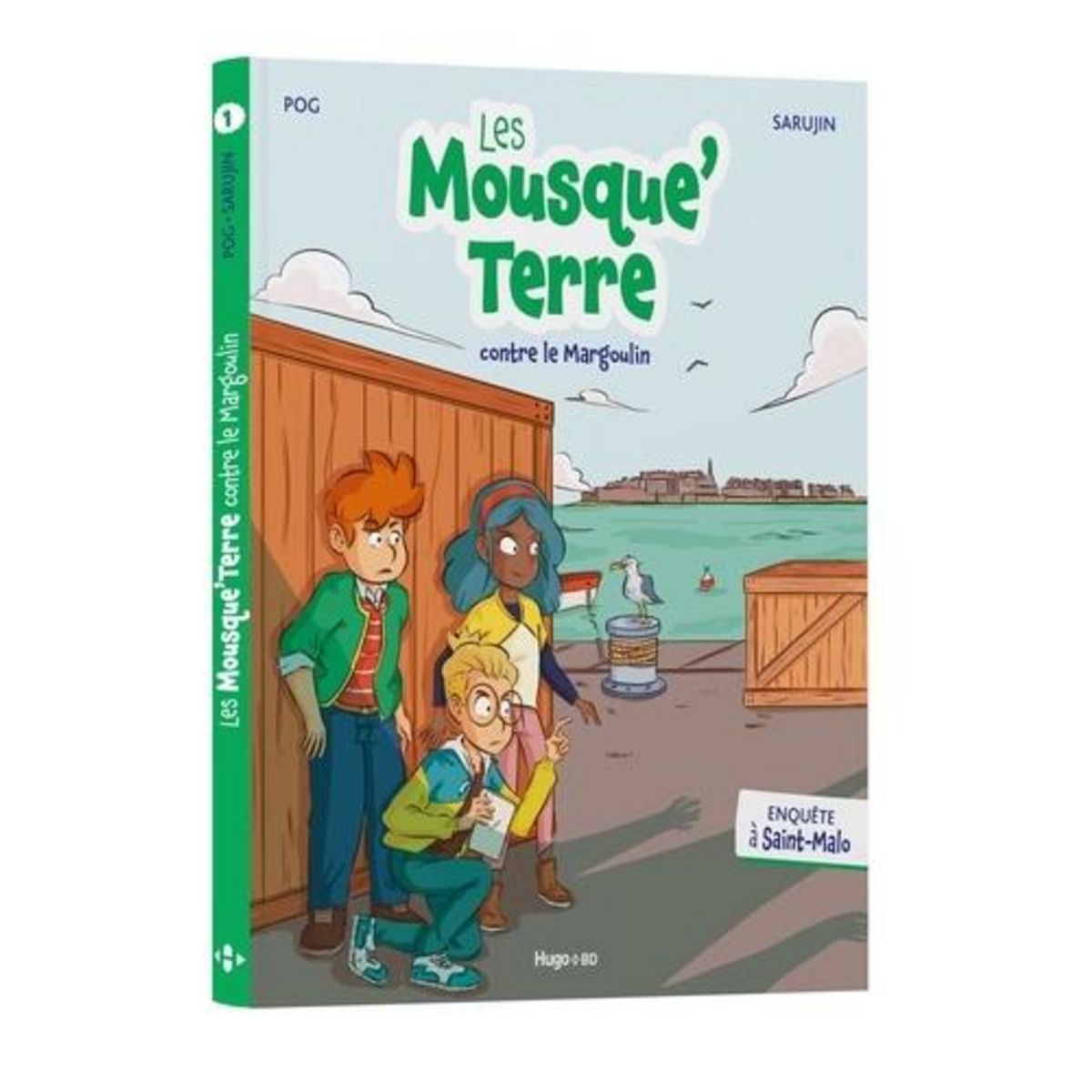 LES MOUSQUE'TERRE TOME 1 : LES MOUSQUE'TERRE CONTRE LE MARGOULIN. ENQUETE A SAINT-MALO, Pog