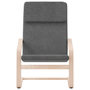 Voir la diapositive 4 : VIDAXL Chaise de relaxation Gris fonce Tissu