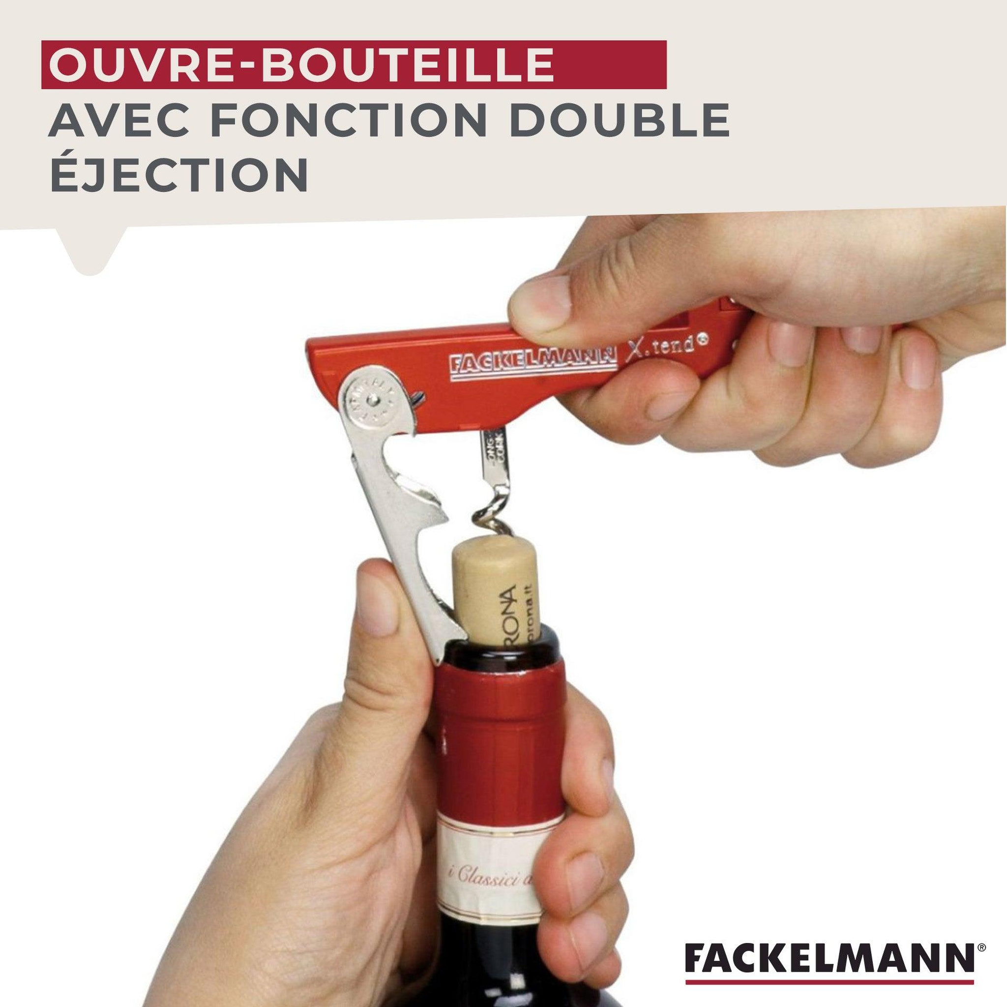 Voir la diapositive 4 : Fackelmann Tire-bouchon décapsuleur 13 cm fackelmann bar concept