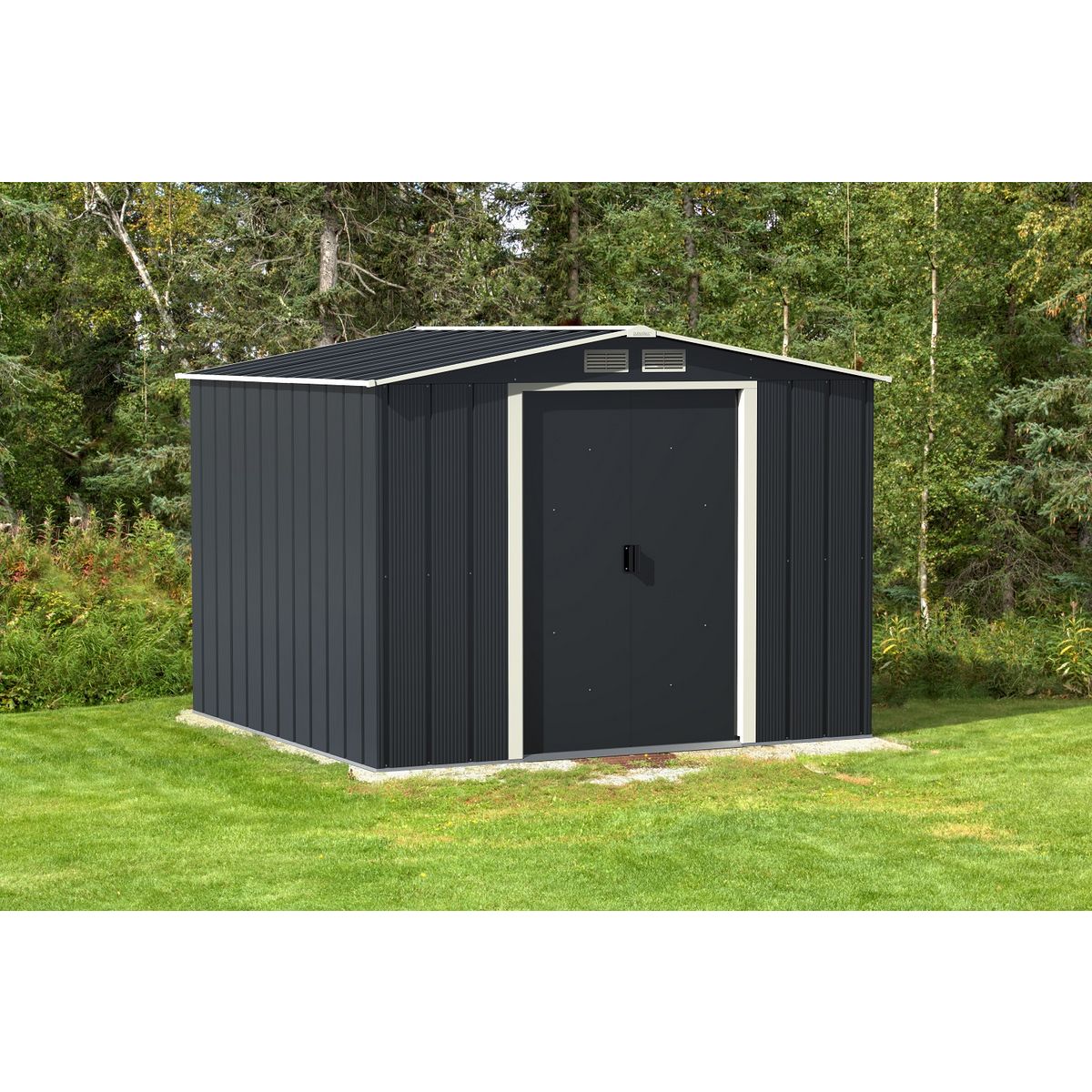 DURAMAX Abri de jardin métal - 6,31m² - MIMILI