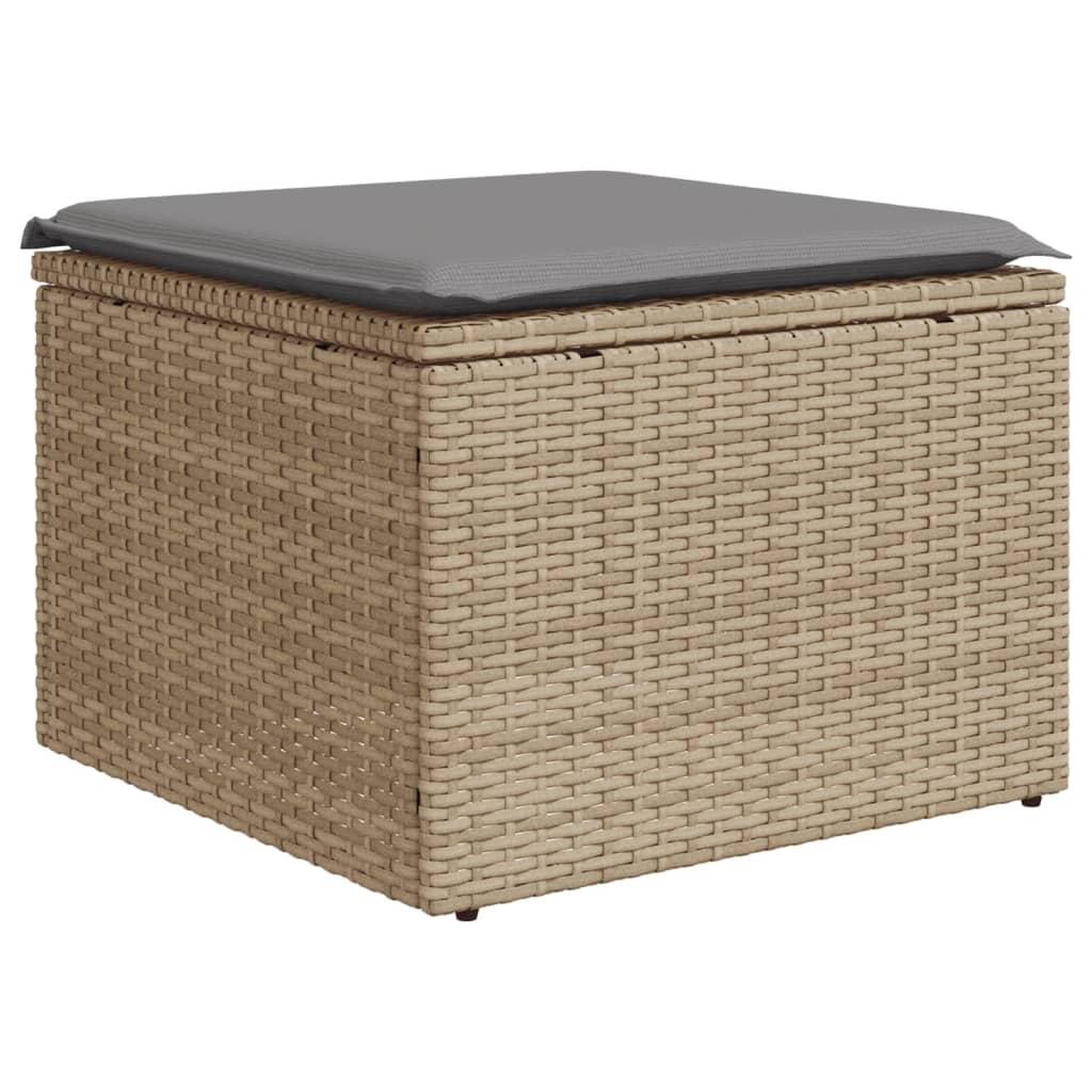 Voir la diapositive 4 : VIDAXL Salon de jardin avec coussins 6 pcs beige resine tressee