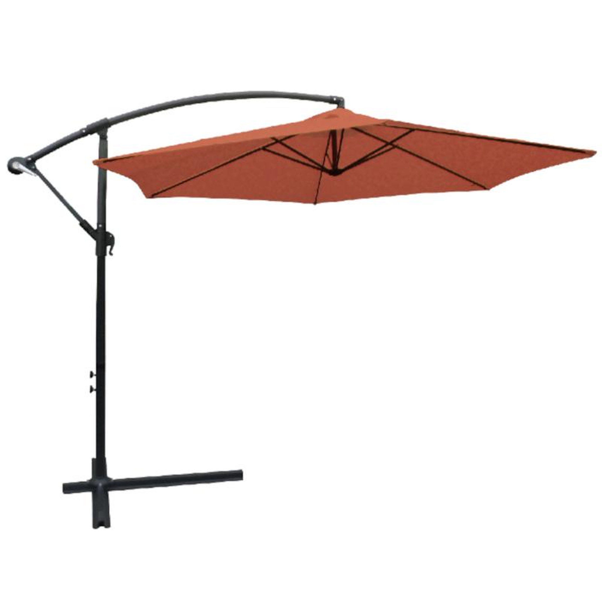 Keter Parasol déporté rond collioure diamètre 3m  - terre cuite - 14-700741