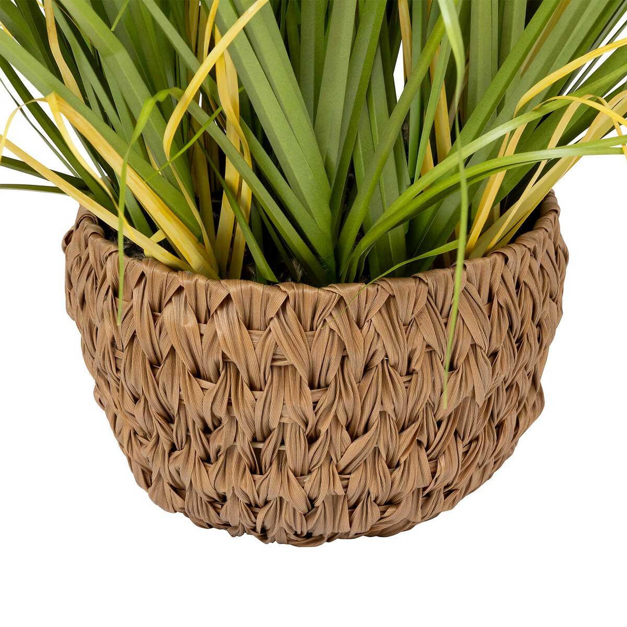 Voir la diapositive 3 : ATMOSPHERA Plante herbe artificielle en pot  maxime  80cm vert
