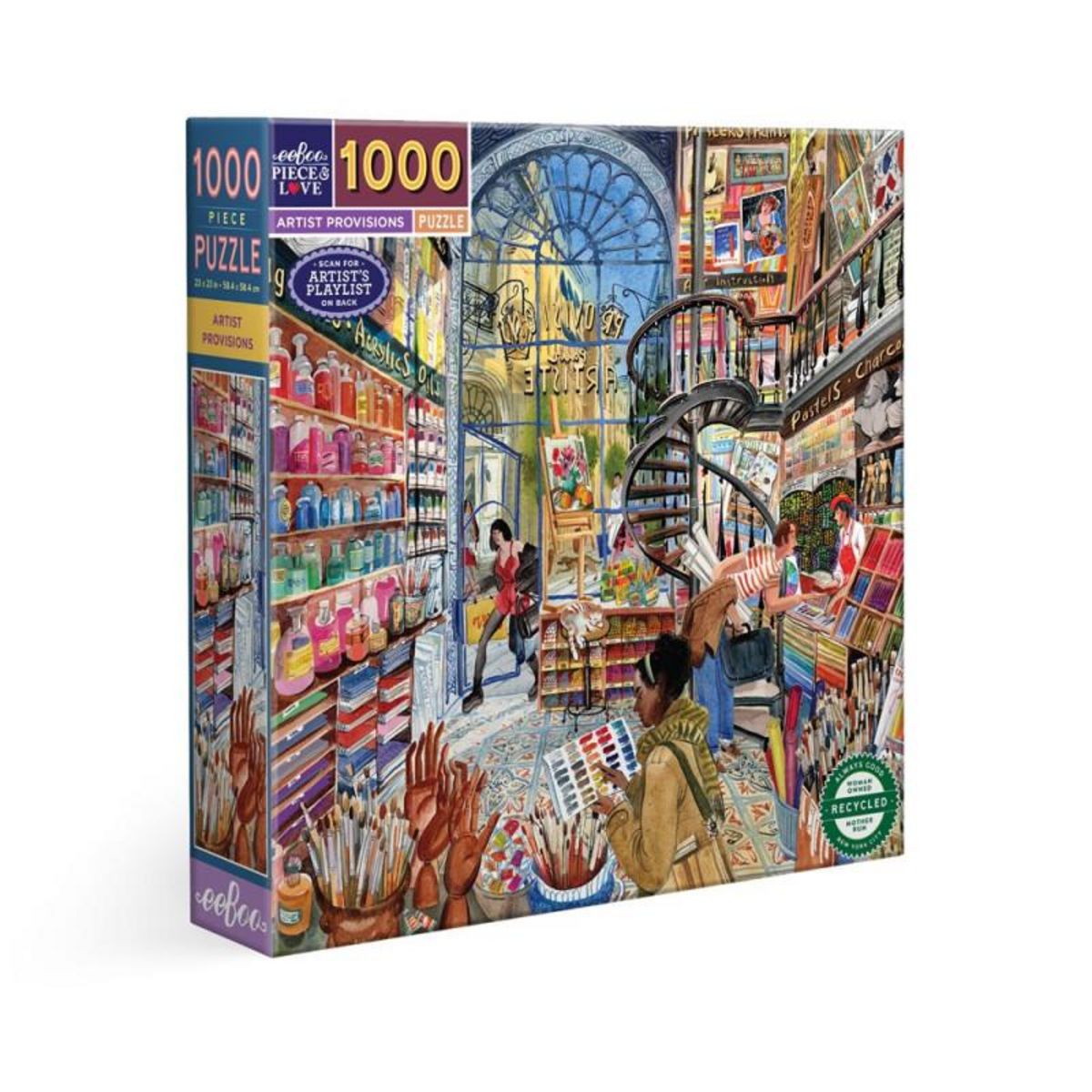 Eeboo Puzzle 1000 pièces Eeboo Artist's Provisions