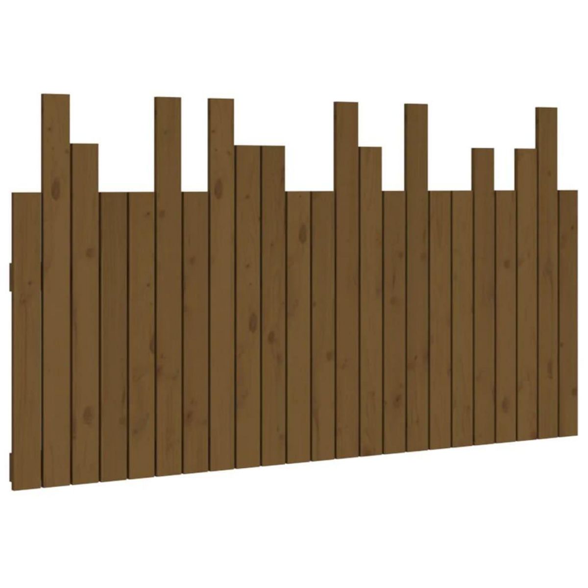 VIDAXL Tete de lit murale Marron miel 146,5x3x80 cm Bois massif de pin