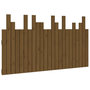 Voir la diapositive 2 : VIDAXL Tete de lit murale Marron miel 146,5x3x80 cm Bois massif de pin