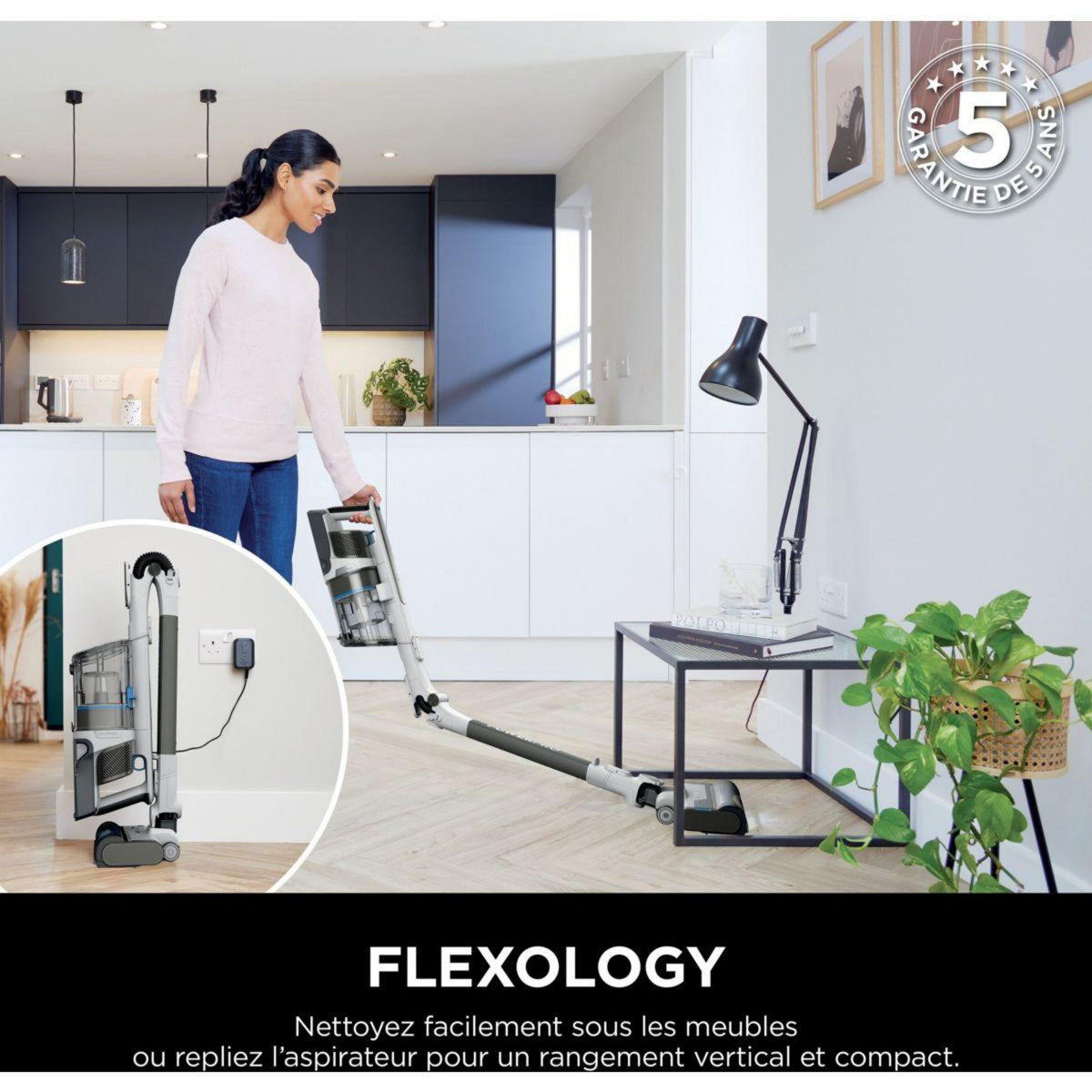 Shark Aspirateur balai IZ380EUT PowerPro Pet avec brosse motorisée pour poils d'animaux