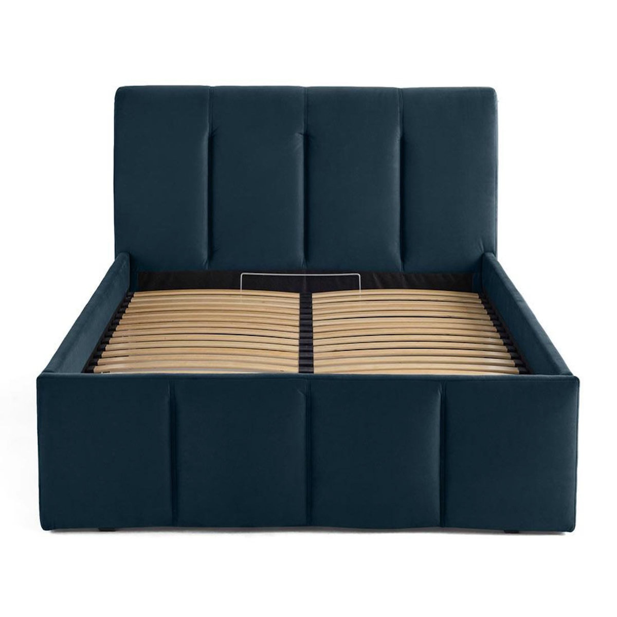 LISA DESIGN Elysia - lit coffre - 140x190 - en velours - sommier inclus