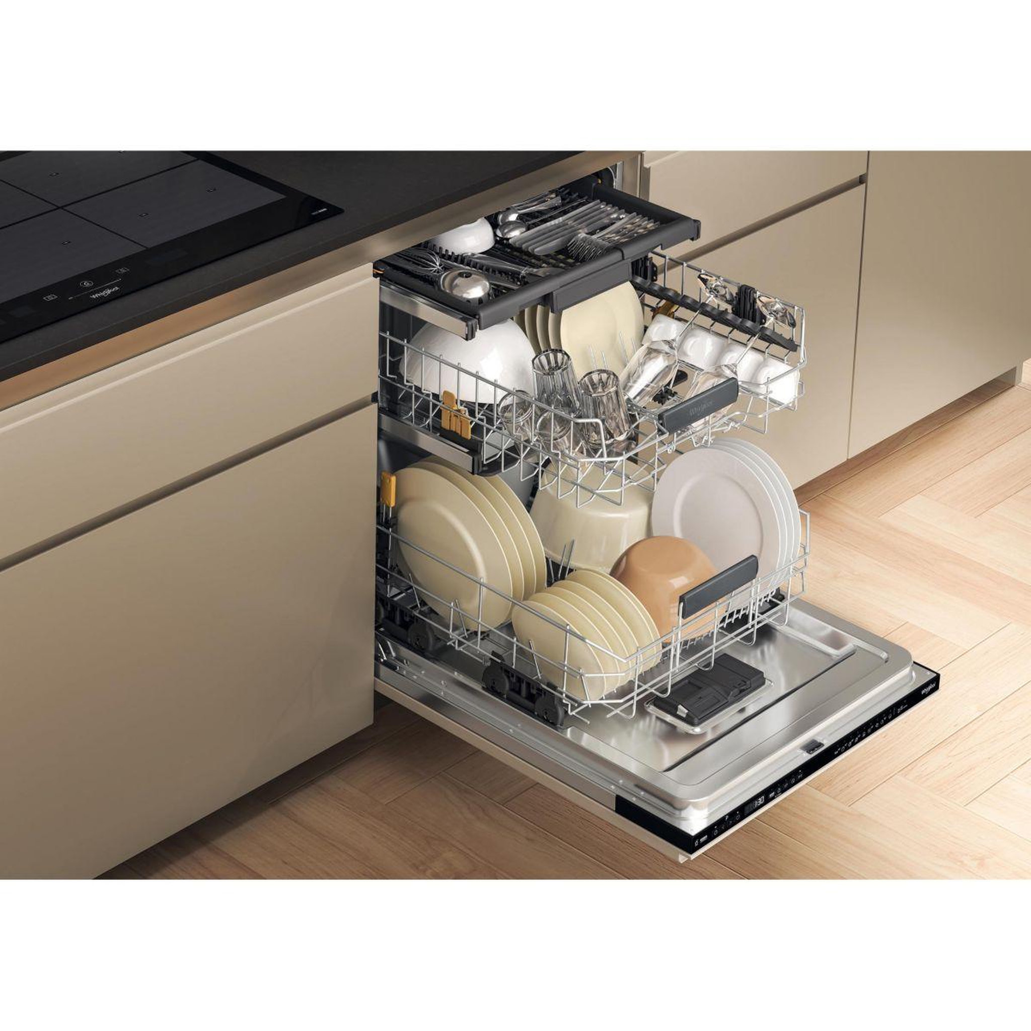 Voir la diapositive 4 : Whirlpool Lave vaisselle encastrable wh7ia15am6t0 maxispace