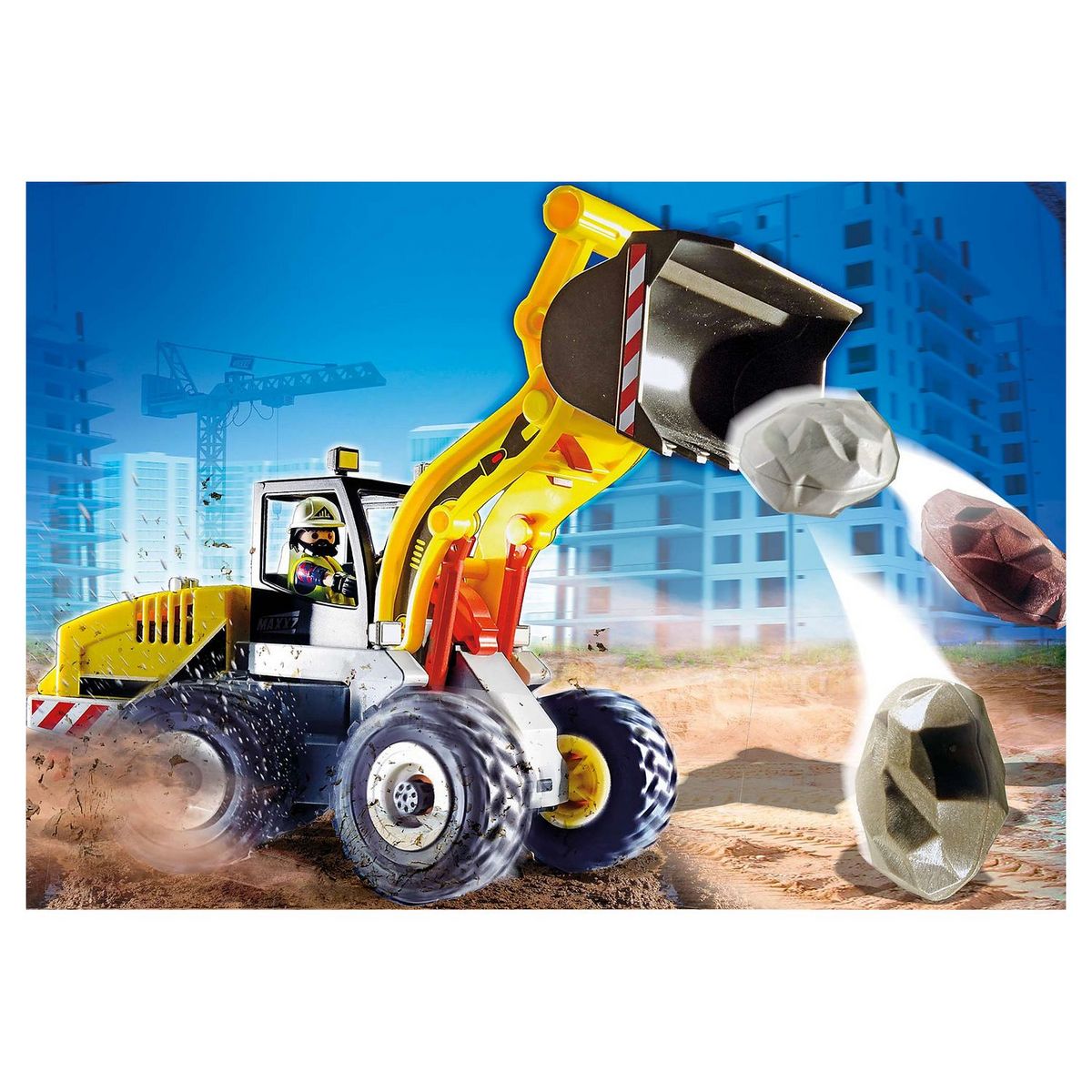 PLAYMOBIL 70445 - City Action - Chargeuse sur pneus